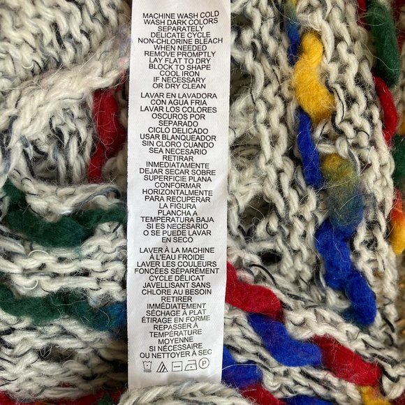 Kensie Pieces Colorful Knit Sweater - Size Medium - Picture 4 of 7